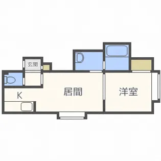 アドバンス北19条【2階】の間取り