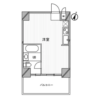 イーストヴィレッジ三宮【1階】の間取り
