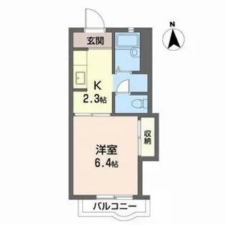 メゾンF・H【1階】の間取り