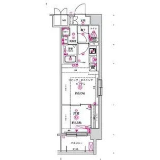 CREST TAPP 京都西京極 dex【5階】の間取り