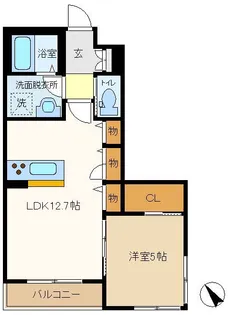 サニーガーデン【1階】の間取り