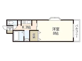 リバーサイド豊栄【4階】の間取り