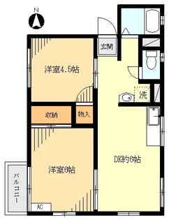 シティハイムビオラ【1階】の間取り