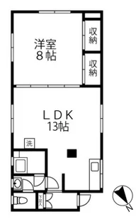 本牧第一マンション【2階】の間取り