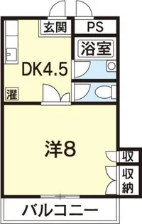 スピネル【1階】の間取り