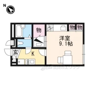 レオパレスヴェラビスタ【2階】の間取り