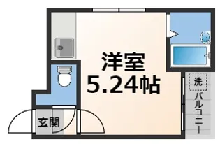 大宝小阪駅前ヴィラデステ【6階】の間取り