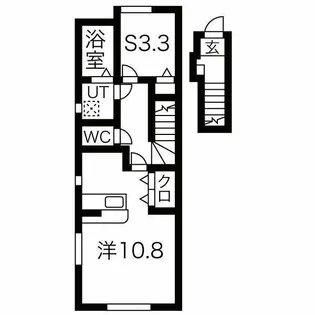 グラース【2階】の間取り
