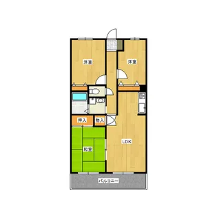 ベルフォーレ弐番館【3階】の間取り