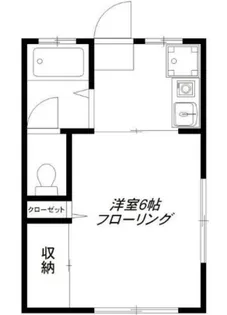 第2永コーポ【1階】の間取り