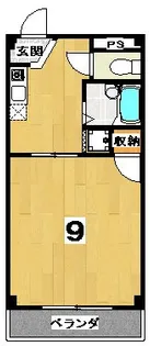 プロバーI【3階】の間取り