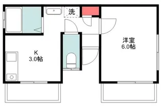 ベルコーポ【4階】の間取り