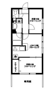 *豊島区高松マンション【1階】の間取り