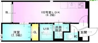 GS流山【1階】の間取り
