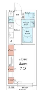 リブリ フローレス参番館【3階】の間取り