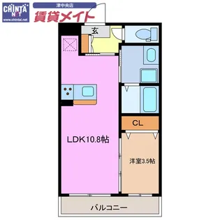 Bel Epi【2階】の間取り