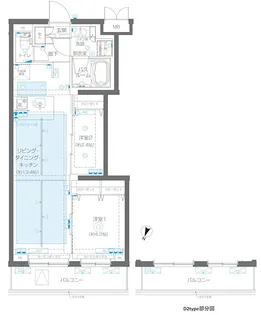 ZOOM蒲田EAST【5階】の間取り