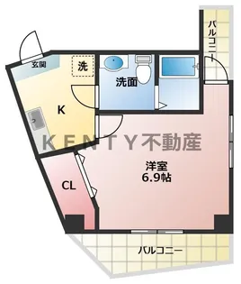 ローズガーデンII【1階】の間取り