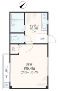 高橋ハイツ【2階】の間取り