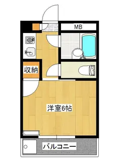 ジュネパレス津田沼15【3階】の間取り