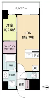 セレニテ新大阪グランデ ミリュー【7階】の間取り