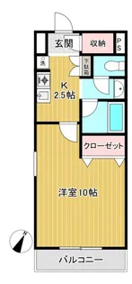 ルーチェ東白楽【2階】の間取り