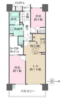 川崎サイトシティ4番館【6階】の間取り