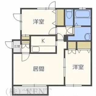 フォルモーザ発寒【4階】の間取り