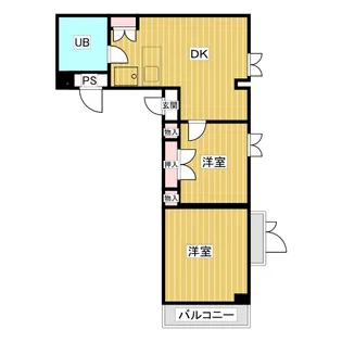 コーポKEN【4階】の間取り