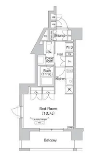 エミネンス高輪台【8階】の間取り