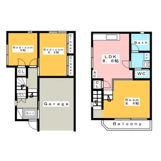 フローレンスパークIIの間取り