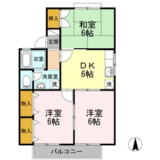 メゾンモランジェ【1階】の間取り