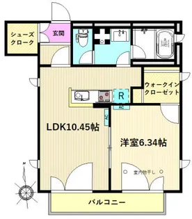 フォース ルナ【2階】の間取り