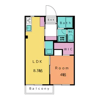 ハイム幸梅 B【2階】の間取り