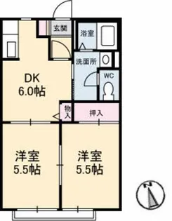 メゾンプリンキピアA棟【1階】の間取り