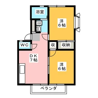 ウィンディアYs【1階】の間取り