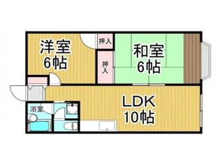 ル・シェール武庫川2【1階】の間取り