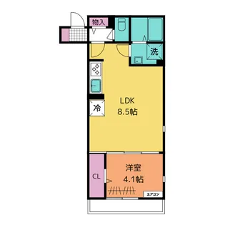 Hauoli湘南【3階】の間取り