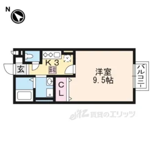 ハンズレジデンス北脇A棟【1階】の間取り