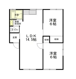 シャトー悠【1階】の間取り