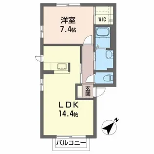パルク桜新町【1階】の間取り