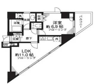 海水館【4階】の間取り