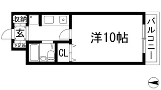 ベルグラン宝塚【3階】の間取り
