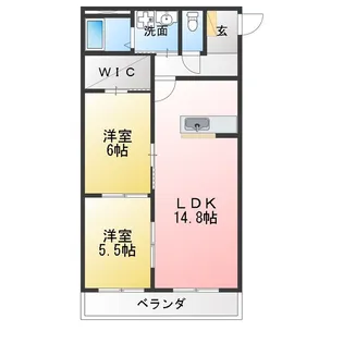 仮)東五城マンション【1階】の間取り
