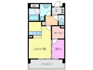 Space.K TAMAGAKI【1階】の間取り