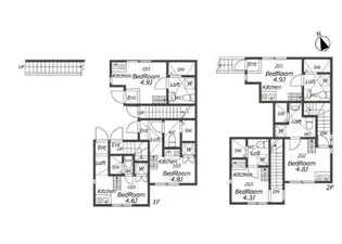 TOKYO β 南砂町【2階】の間取り