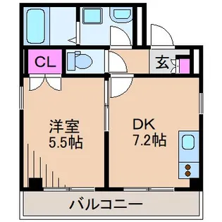 鈴木マンション【4階】の間取り