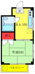 和光ハイツ【2階】の間取り