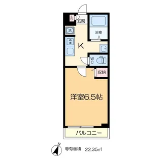ララ フラッツ【2階】の間取り