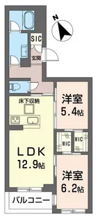 ティエンポ フェリズ I【1階】の間取り